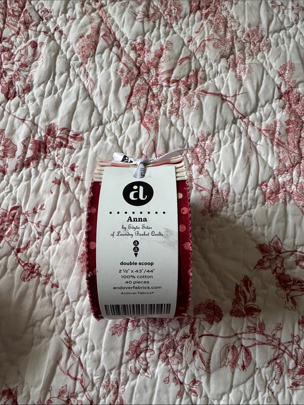 Anna Double Scoop Cotton Strip Set by Andover fabrics
